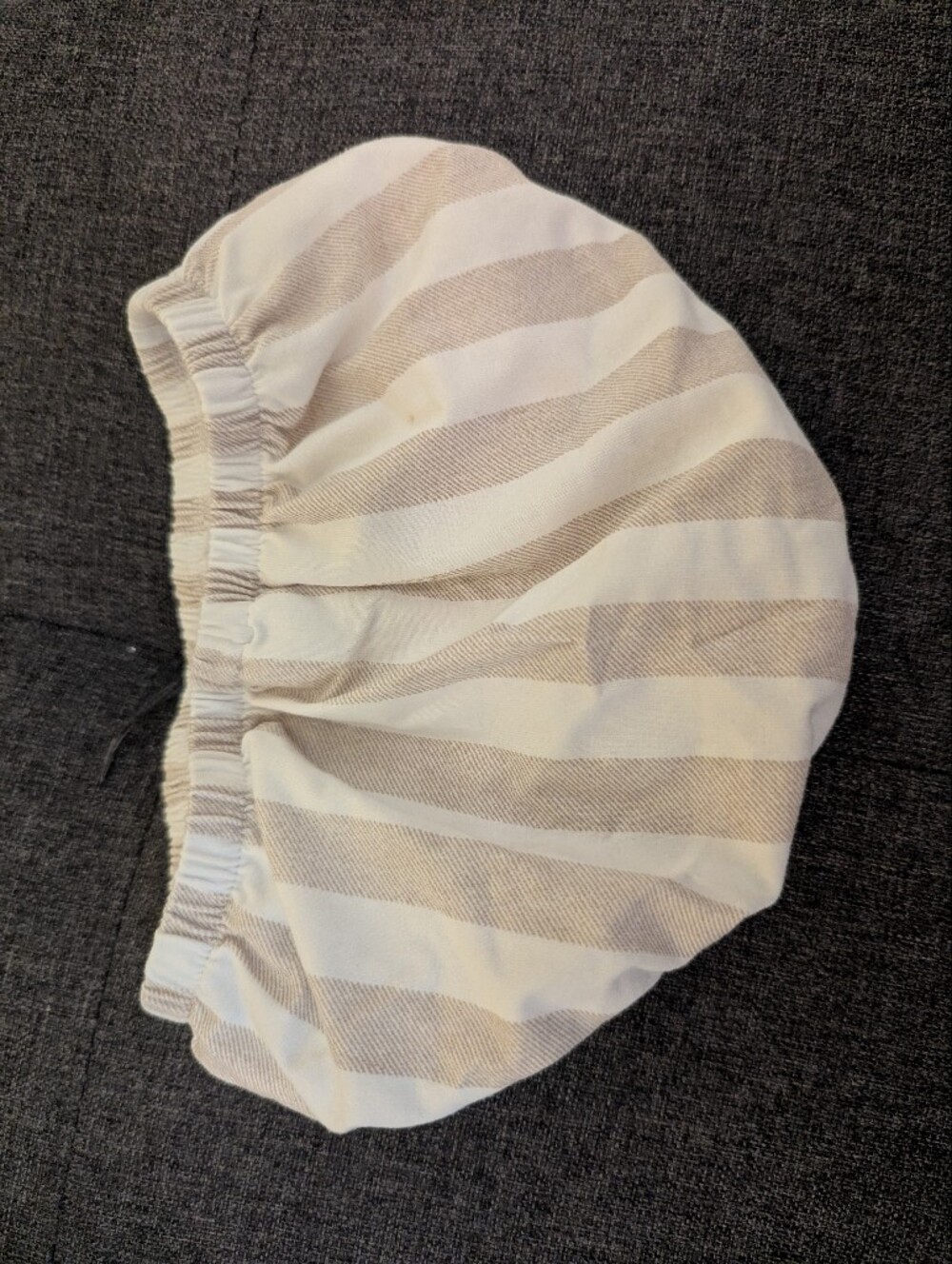 Mayoral Tiered White Baby Dress with Peach Print - Picture 5 of 6
